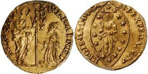 1 Zecchino / 1 Ducat Italy Gold 