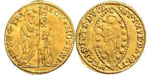 1 Zecchino / 1 Ducat Italy Gold 