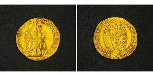 1 Zecchino / 1 Ducat Italy Gold 