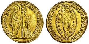 1 Zecchino / 1 Ducat Italy Gold 