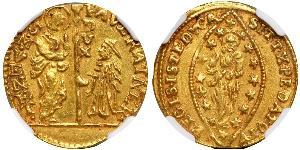 1 Zecchino / 1 Ducat Italy Gold 