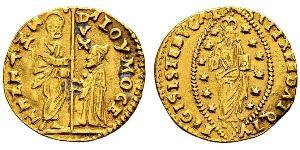 1 Zecchino / 1 Ducat Italy Gold 