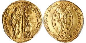 1 Zecchino / 1 Ducat Italy Gold 