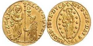 1 Zecchino / 1 Ducat Italy Gold 