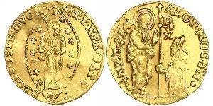 1 Zecchino / 1 Ducat Italy Gold 