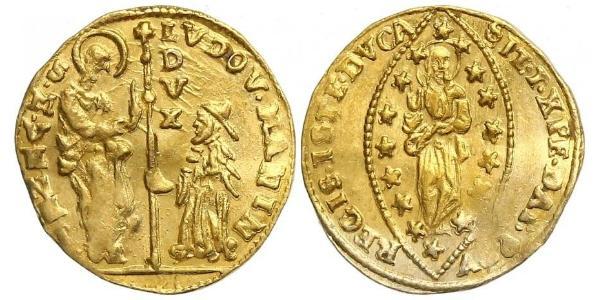 1 Zecchino / 1 Ducat Italy Gold 