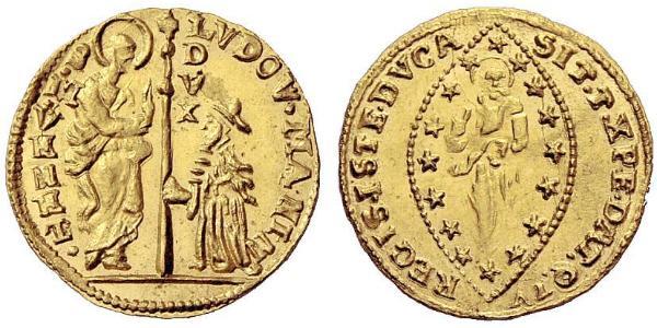 1 Zecchino / 1 Ducat Italy Gold 