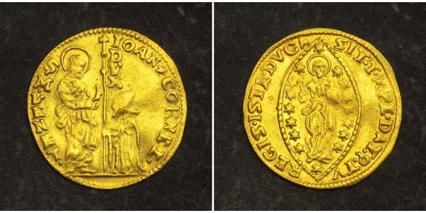 1 Zecchino / 1 Ducat Italy Gold 