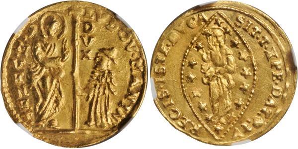 1 Zecchino / 1 Ducat Italy Gold 