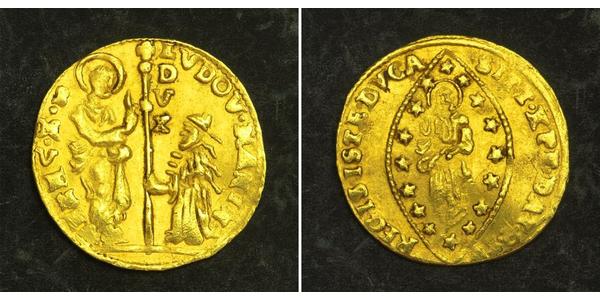 1 Zecchino / 1 Ducat Italy Gold 