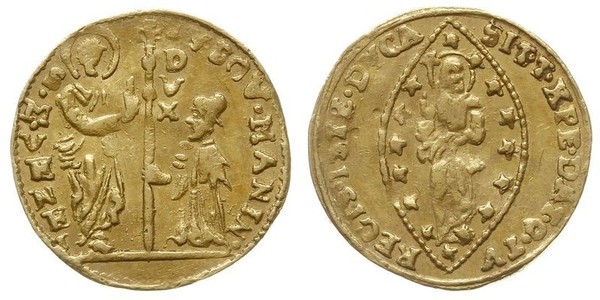 1 Zecchino / 1 Ducat Italy Gold 