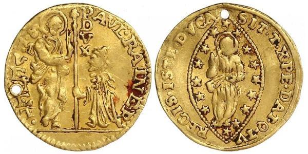 1 Zecchino / 1 Ducat Italy Gold 