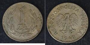 1 Zloty Polonia Alluminio/Rame/Nichel 