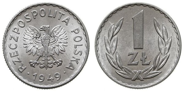 1 Zloty Poland Copper/Aluminium/Nickel 
