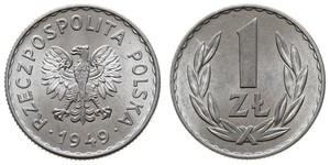 1 Zloty Pologne Cuivre/Aluminium/Nickel 