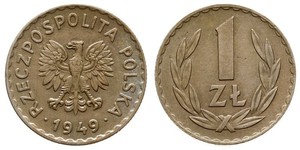 1 Zloty Pologne Cuivre/Aluminium/Nickel 