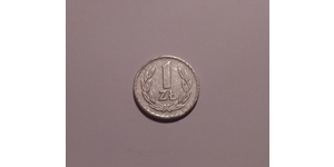 1 Zloty Volksrepublik Polen (1952-1990) Kupfer/Nickel 