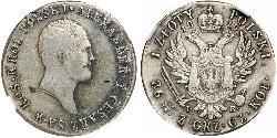 1 Zloty Russland Silber Alexander I (1777-1825)