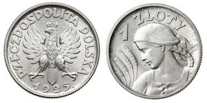 1 Zloty 波兰第二共和国 (1918 - 1939) 銀 