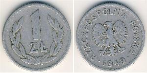 1 Zloty 波兰 铝/銅/镍 