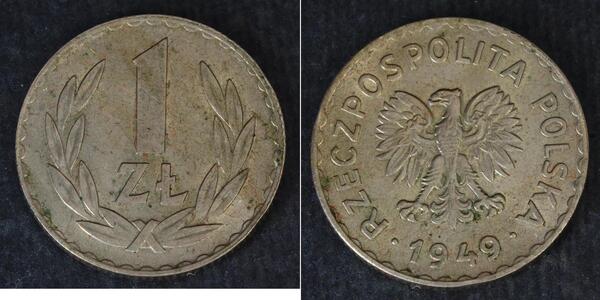 1 Zloty 波兰 铝/銅/镍 