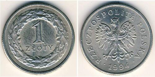 1 Zloty 波兰 銅/镍 