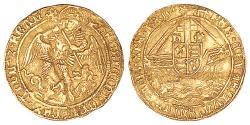 1 Ангел Королевство Англия (927-1649,1660-1707) Золото Генрих VII (1457 - 1509)