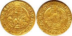 1 Ангел Королівство Англія (927-1649,1660-1707) Золото Генріх VII (1457 - 1509)