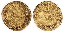 1 Ангел Королівство Англія (927-1649,1660-1707) Золото Єлизавета I (1533-1603)