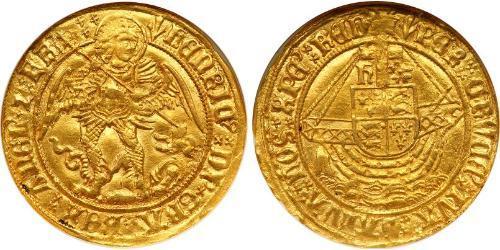 1 Ангел Королівство Англія (927-1649,1660-1707) Золото Генріх VII (1457 - 1509)