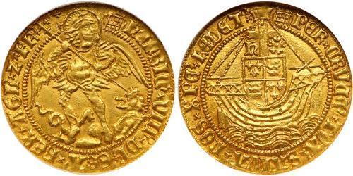 1 Ангел Королівство Англія (927-1649,1660-1707) Золото Генріх VIII (1491 - 1547)