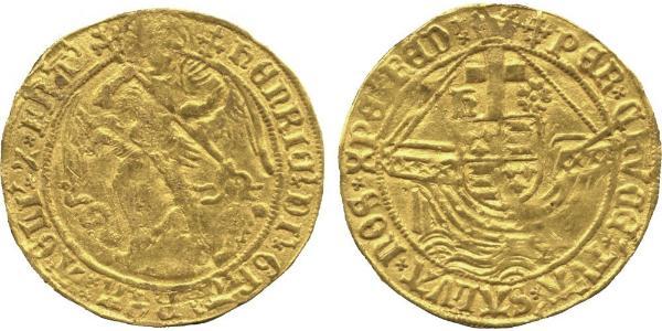 1 Ангел Королівство Англія (927-1649,1660-1707) Золото Генріх VIII (1491 - 1547)