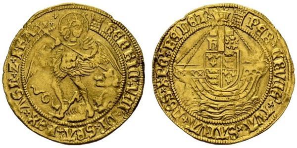 1 Ангел Королівство Англія (927-1649,1660-1707) Золото Генріх VIII (1491 - 1547)