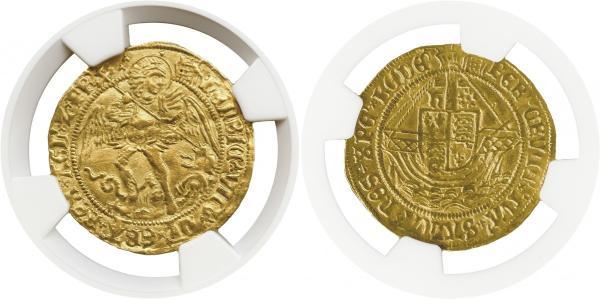 1 Ангел Королівство Англія (927-1649,1660-1707) Золото Генріх VIII (1491 - 1547)