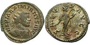 1 Антониниан Римская империя (27BC-395)  Максимиан (250-310)