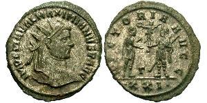 1 Антониниан Римская империя (27BC-395)  Максимиан (250-310)
