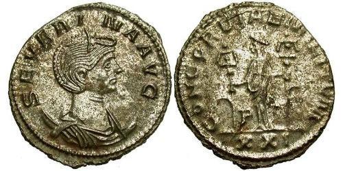 1 Антониниан Римская империя (27BC-395)  Ulpia Severina (?-?)