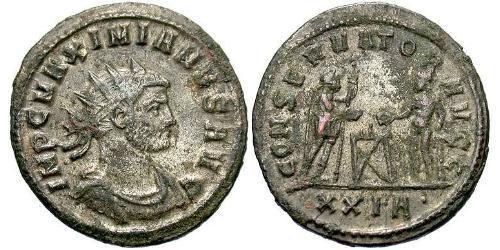 1 Антониниан Римская империя (27BC-395)  Максимиан (250-310)