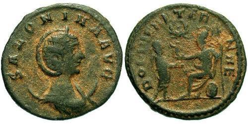 1 Антониниан Римская империя (27BC-395)  Salonina (?-268)