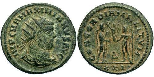 1 Антониниан Римская империя (27BC-395)  Максимиан (250-310)