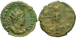 1 Антониниан Галльская империя (260-274) Бронза Тетрик  II (?-?)