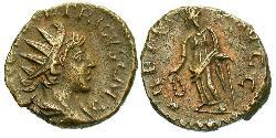 1 Антониниан Галльская империя (260-274) Бронза Тетрик  II (?-?)