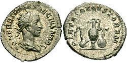 1 Антониниан Римская империя (27BC-395) Бронза Геренний Этруск (227-251)