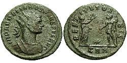 1 Антониниан Римская империя (27BC-395) Бронза Аврелиан (215-275)