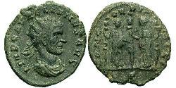 1 Антониниан Римская империя (27BC-395) Бронза Аврелиан (215-275)