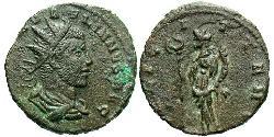 1 Антониниан Римская империя (27BC-395) Бронза Аврелиан (215-275)