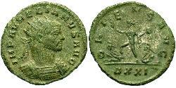 1 Антониниан Римская империя (27BC-395) Бронза Аврелиан (215-275)