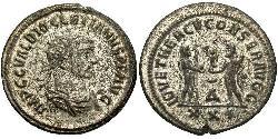 1 Антониниан Римская империя (27BC-395) Бронза Диоклетиан (244-311)