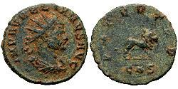 1 Антониниан Римская империя (27BC-395) Бронза Аврелиан (215-275)