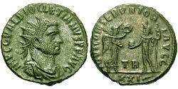 1 Антониниан Римская империя (27BC-395) Бронза Диоклетиан (244-311)